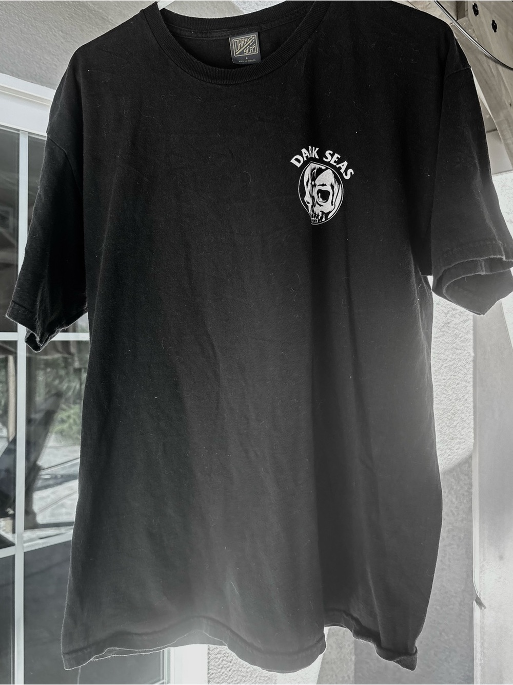 Dark Seas Black Short Sleeve Graphic Tee